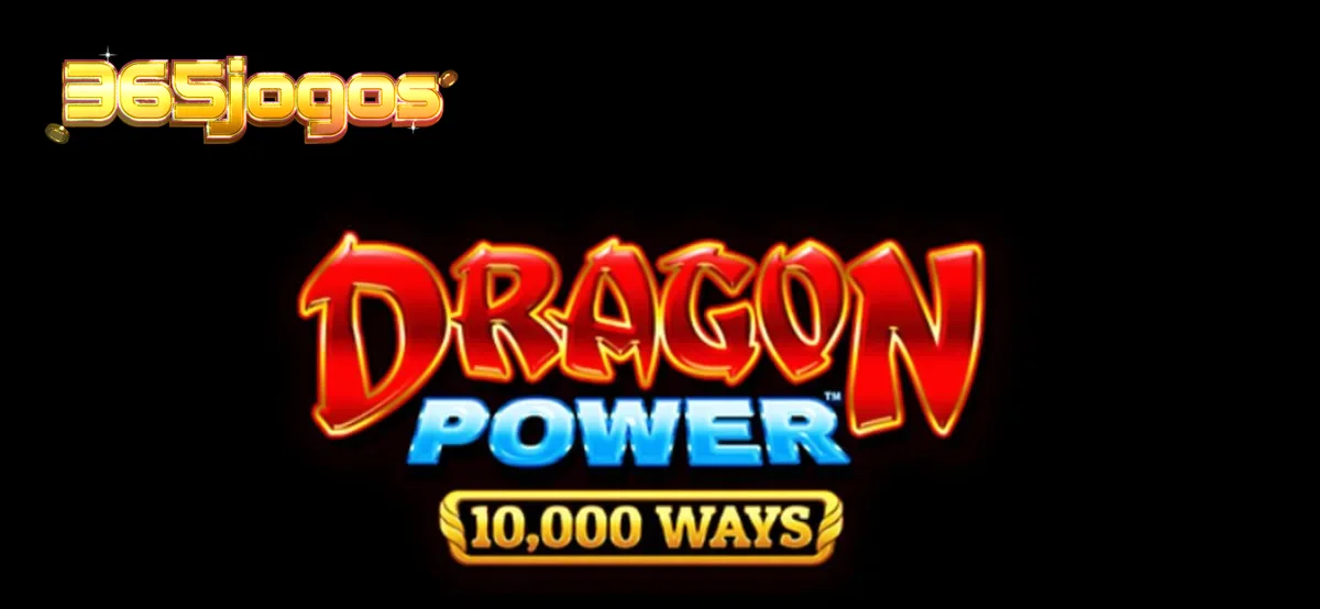 Interface do jogo de slot Dragon Power 10,000 Ways com dragões e orbes brilhantes.